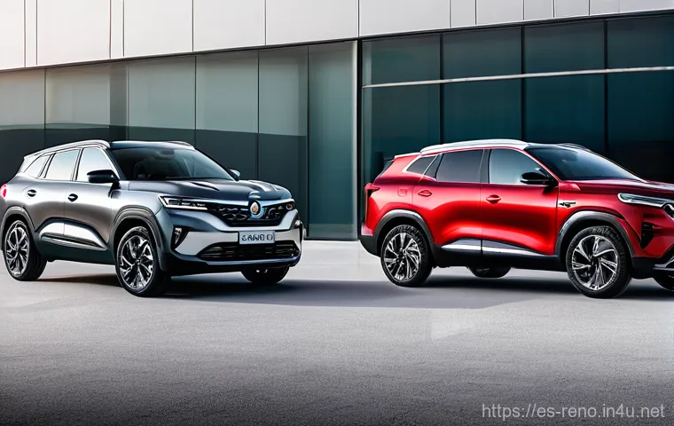 르노 삼성 XM3와 기아 셀토스 비교 - **Prompt 2: The Robust Family Adventurer - Kia Seltos Updated**
    "An updated, vibrant metallic re...